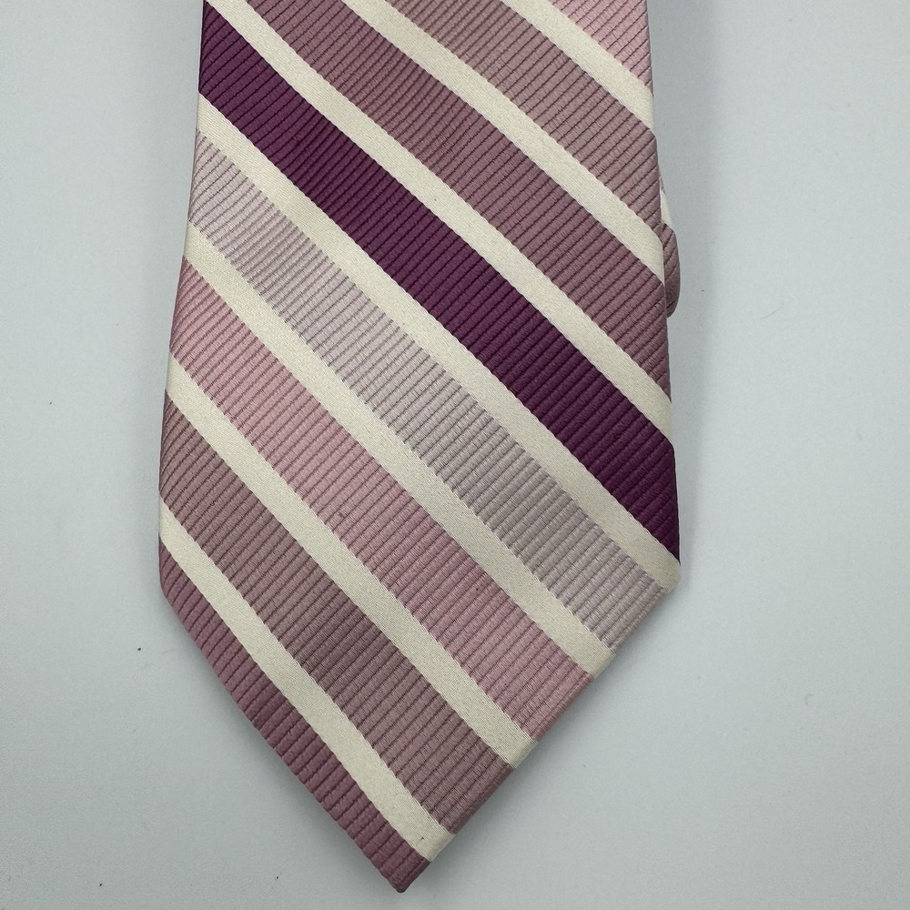 Bruno Piattelli Men's Tie Necktie 100% Silk Mauve Pink Handmade Italy